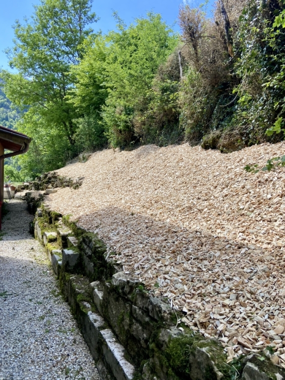 Création d'un massifs à Nantua, Meillonnas, AIN BOIS SERVICE